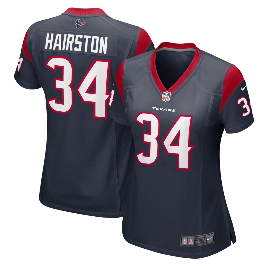 Women's Houston Texans Troy Hairston Nike Navy Game Player Jersey - Puhuasuan