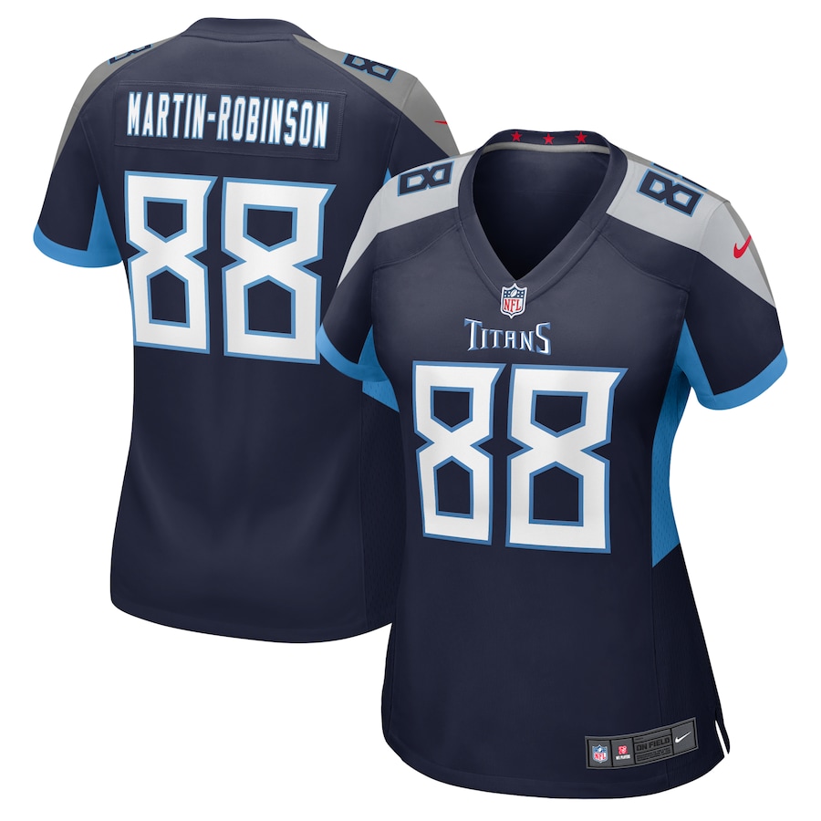 Women's Tennessee Titans David Martin-Robinson Nike Navy Game Jersey - Puhuasuan