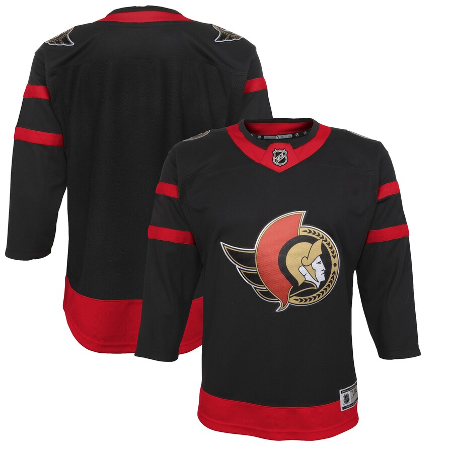 Youth Ottawa Senators Black Home Premier Jersey - Puhuasuan