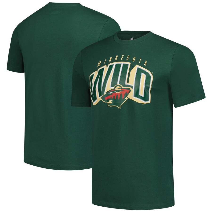 Men's Minnesota Wild Fanatics Green T-Shirt - Puhuasuan