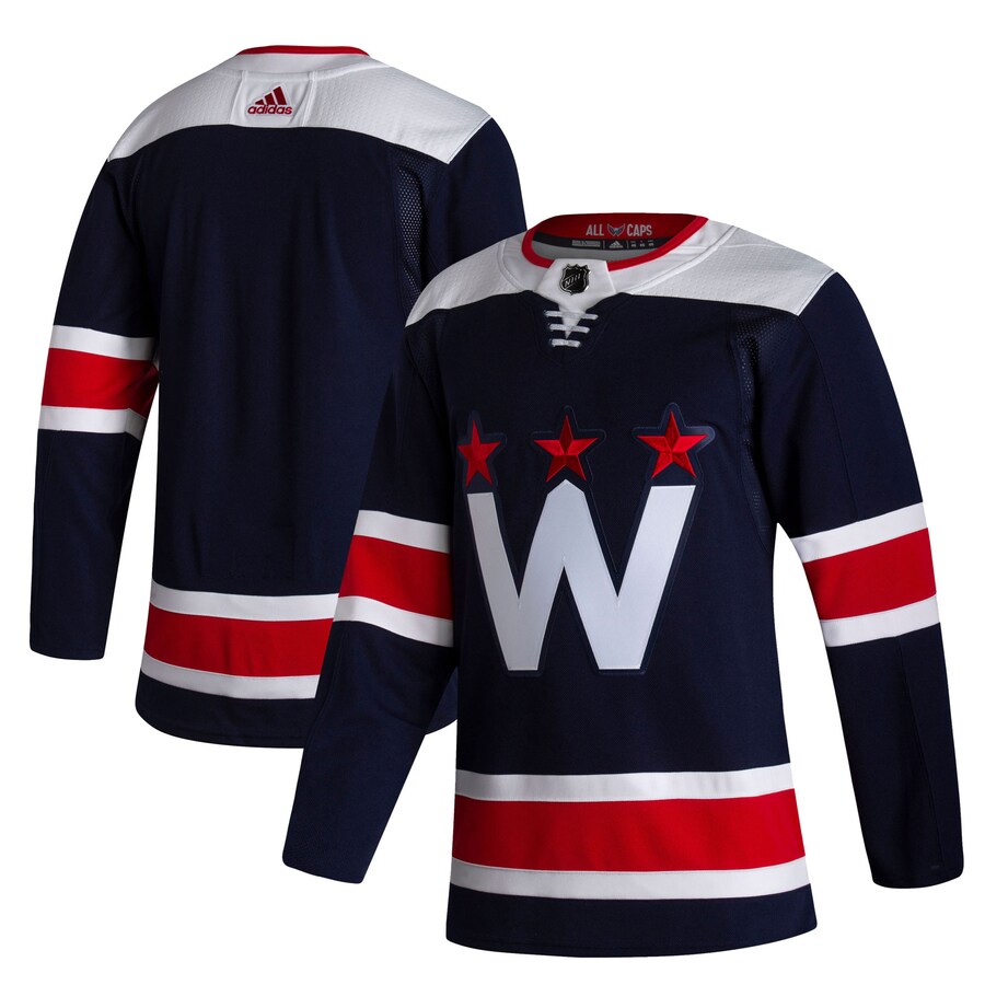 Men's Washington Capitals adidas Navy 2020/21 Alternate Authentic Jersey - Puhuasuan