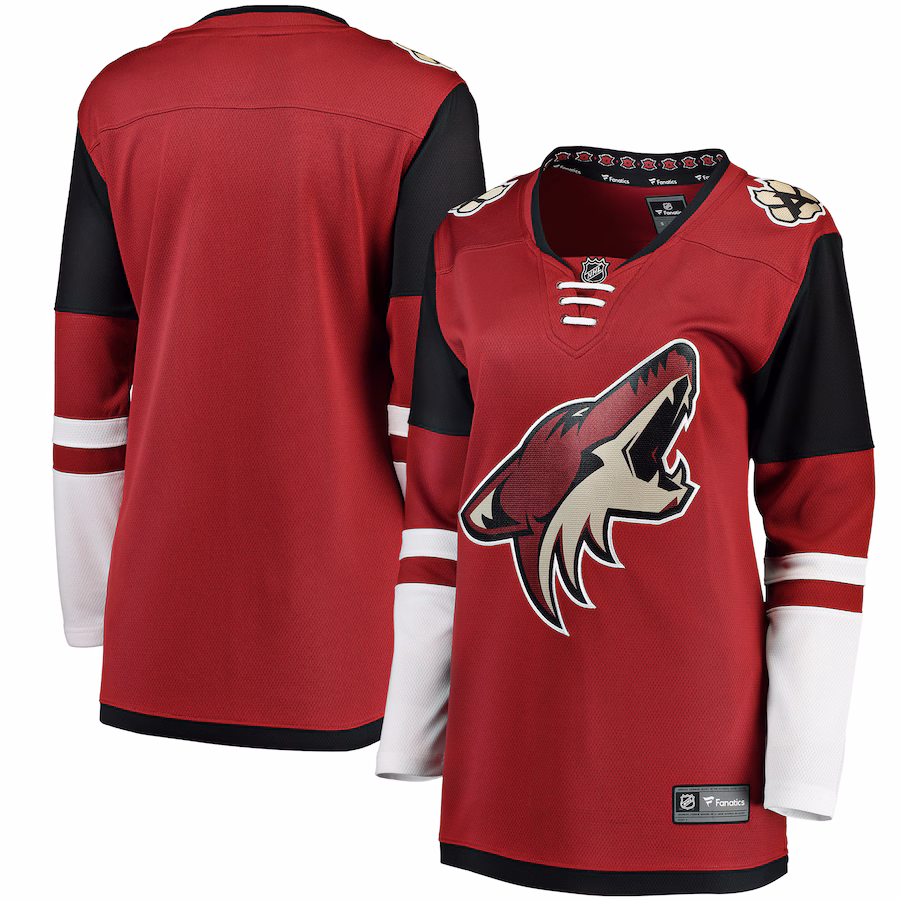 Women's Arizona Coyotes Fanatics Red Breakaway Home Jersey - Puhuasuan
