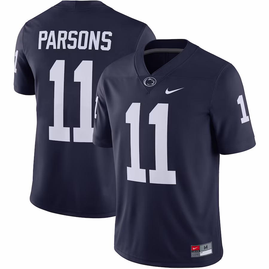 Micah Parsons Penn State Nittany Lions Nike 2021 Draft Class Game Jersey - Navy - Puhuasuan