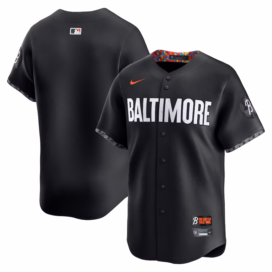 Men's Baltimore Orioles  Nike Black City Connect Limited Jersey - Puhuasuan