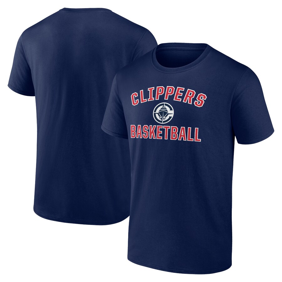 Men's LA Clippers  Navy  Victory Arch T-Shirt - Puhuasuan