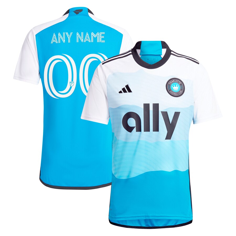 Men's Charlotte FC  adidas Blue 2024 The Carolina Kit: Explore Custom Replica Jersey - Puhuasuan