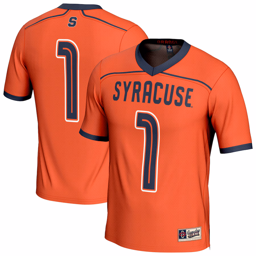 Adult GameDay Greats #1 Orange Syracuse Orange Lightweight Lacrosse Fashion Jersey - Puhuasuan
