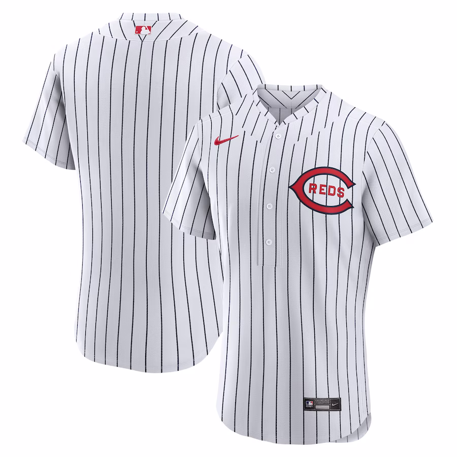 Men's Cincinnati Reds Nike White 2022 MLB at Field of Dreams Game Authentic Team Jersey - Puhuasuan