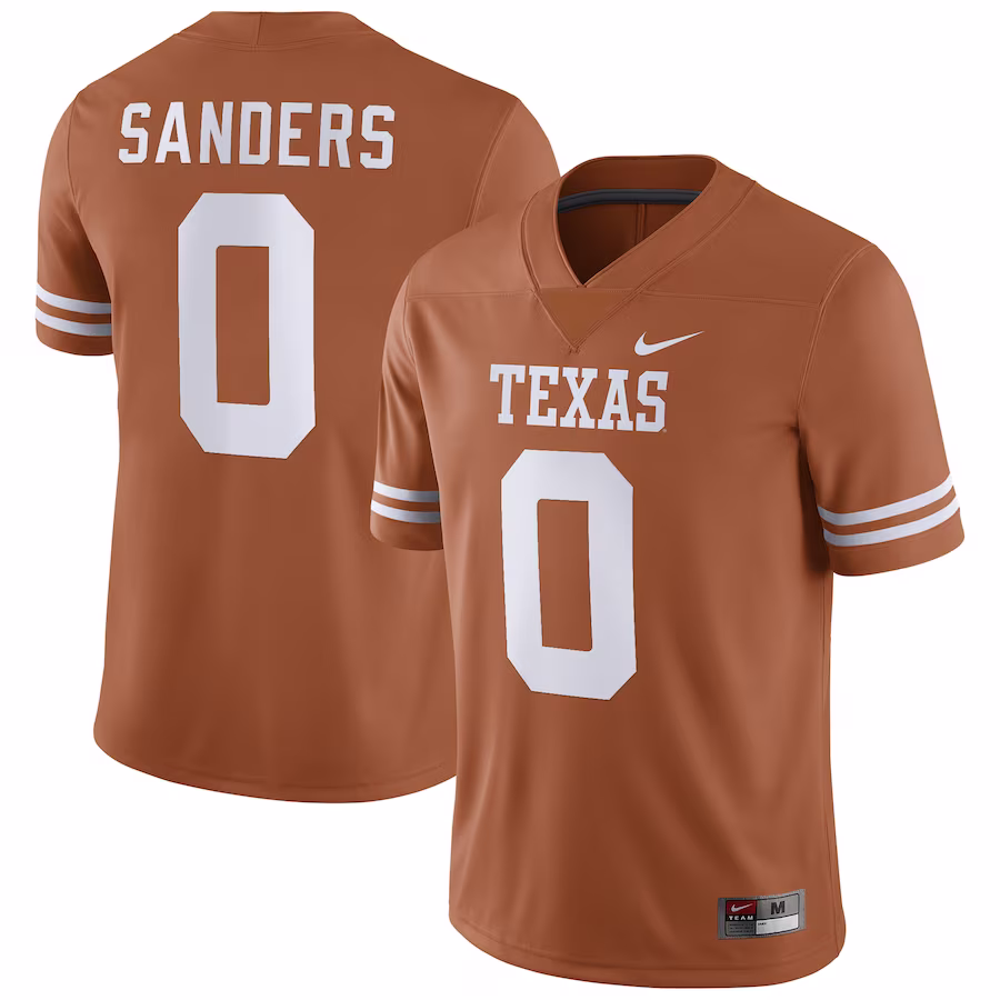 Ja'Tavion Sanders Texas Longhorns Nike Player Game Jersey - Texas Orange - Puhuasuan