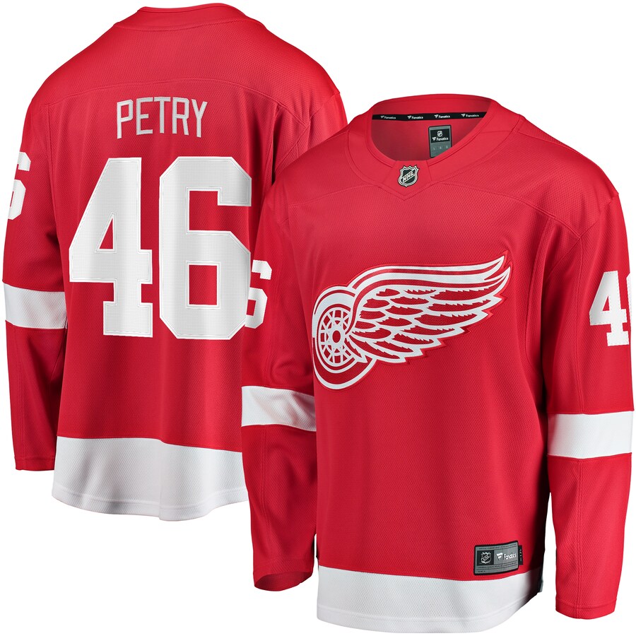 Men's Detroit Red Wings Jeff Petry Fanatics Branded Red Home Breakaway Jersey - Puhuasuan