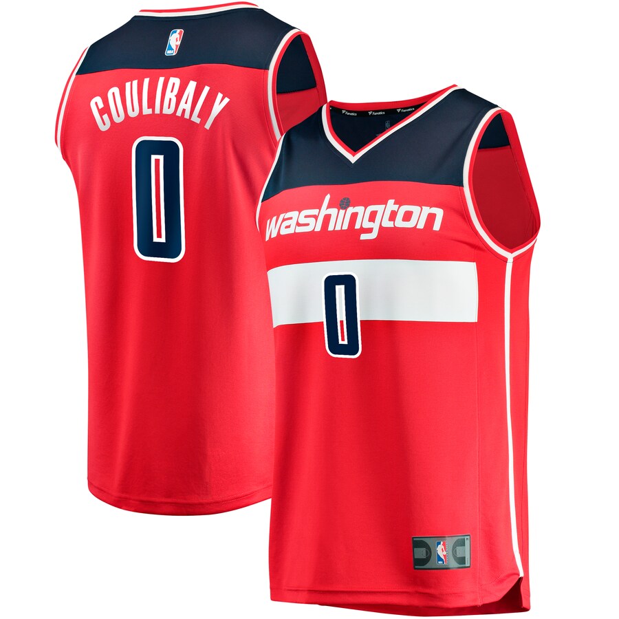 Youth Washington Wizards  Fanatics Red  Fast Break Replica Jersey - Icon Edition - Puhuasuan