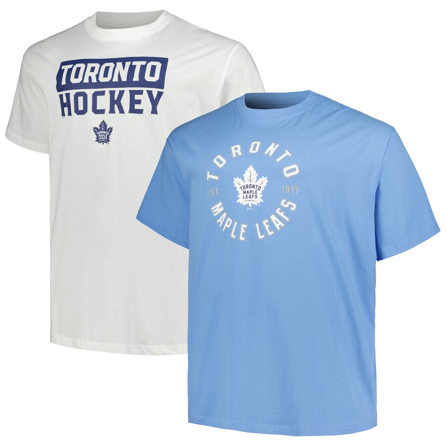 Men's Toronto Maple Leafs Fanatics Big & Tall 2-Pack T-Shirt Set - Puhuasuan
