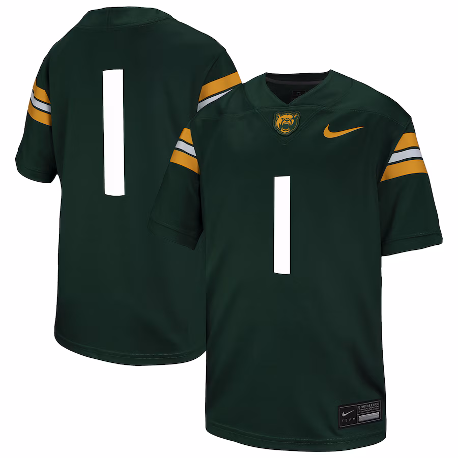 Youth Nike #1 Green Baylor Bears Untouchable Football Jersey - Puhuasuan