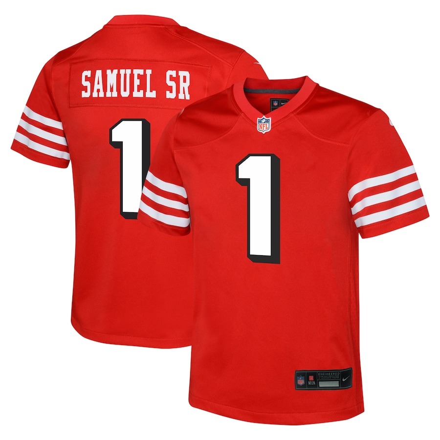 Youth San Francisco 49ers Deebo Samuel Sr Nike Scarlet Alternate Player Game Jersey - Puhuasuan