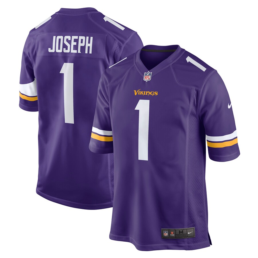 Men's Minnesota Vikings Greg Joseph Nike Purple Game Jersey - Puhuasuan