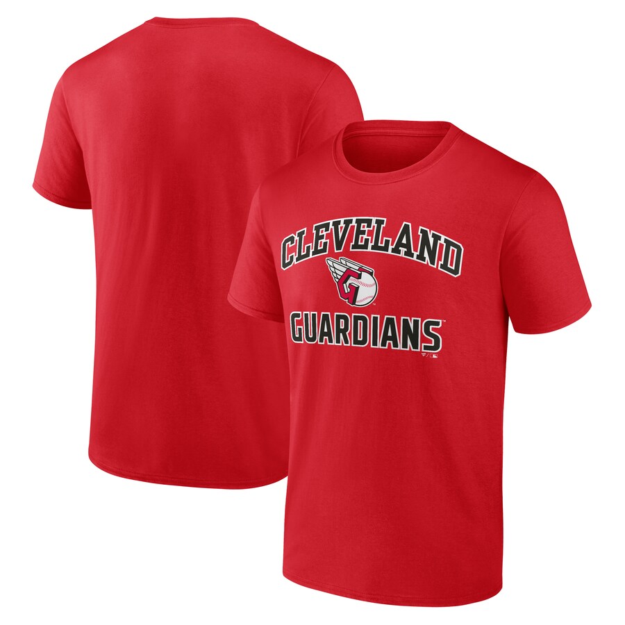 Men's Cleveland Guardians Red Heart & Soul T-Shirt - Puhuasuan