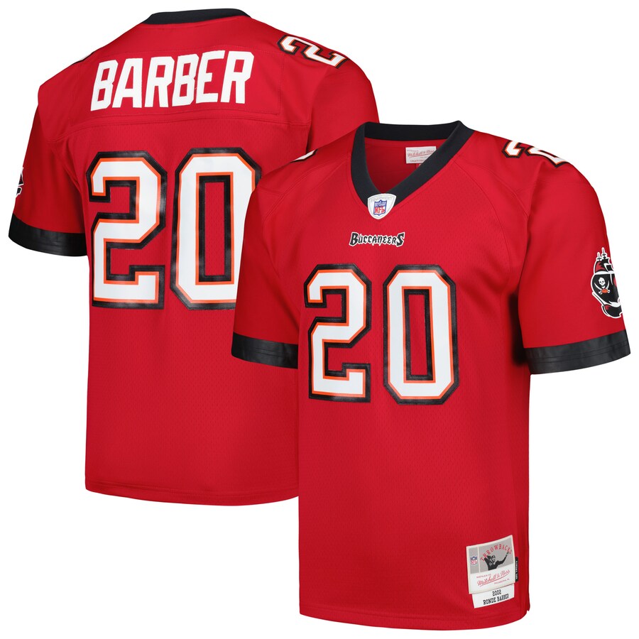 Men's Tampa Bay Buccaneers Ronde Barber Mitchell & Ness Red Legacy Replica Jersey - Puhuasuan