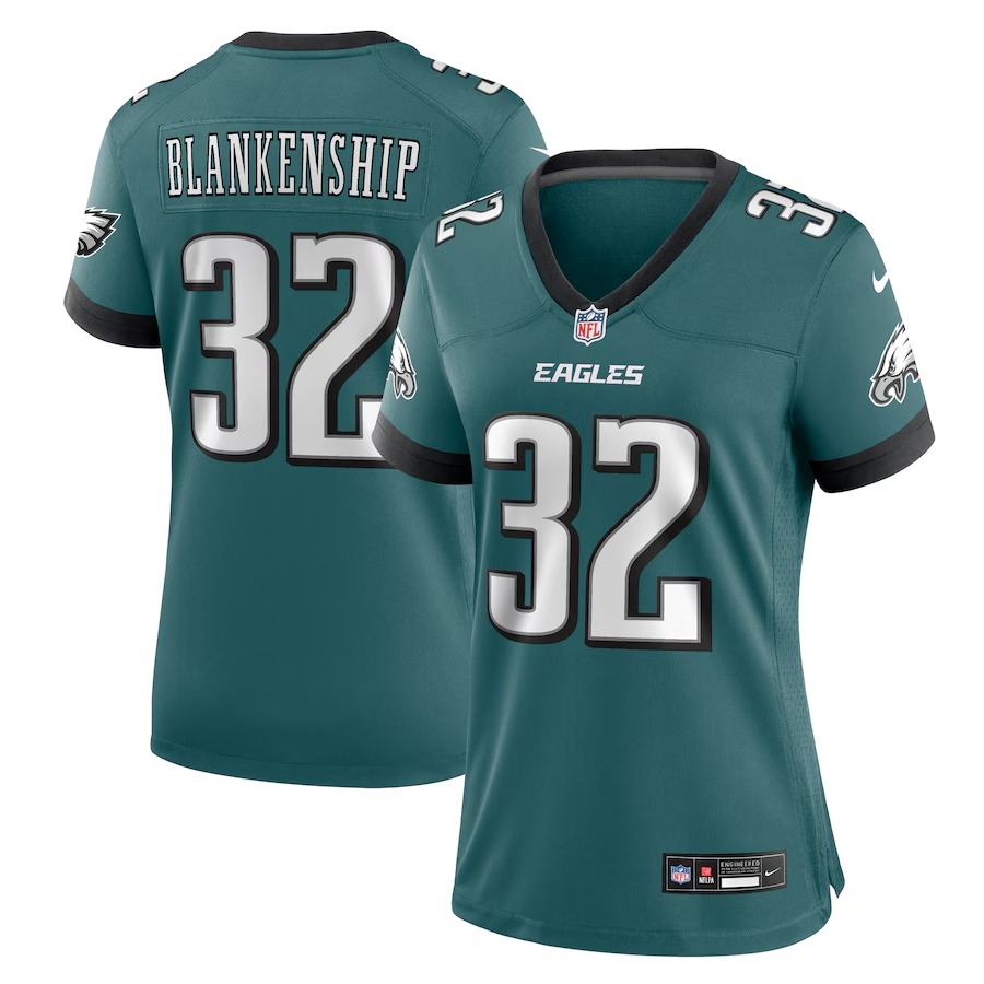 Women's Philadelphia Eagles Reed Blankenship Nike Midnight Green Team Game Jersey - Puhuasuan