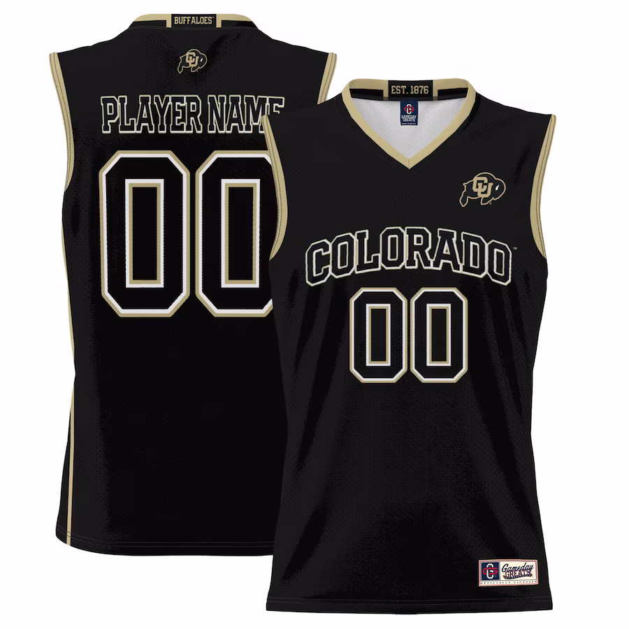 Colorado Buffaloes GameDay Greats Unisex  Lightweight NIL Pick-A-Player Basketball Jersey - Black - Puhuasuan