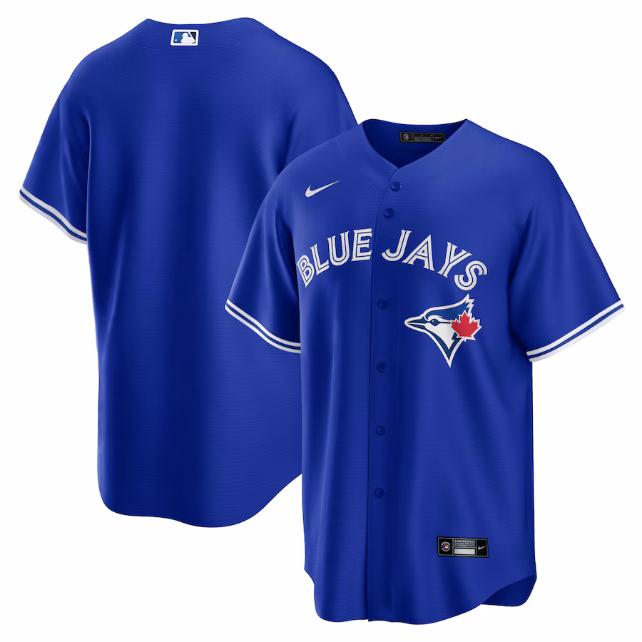 Men's Toronto Blue Jays  Nike Royal Big & Tall Alternate Replica Team Jersey - Puhuasuan