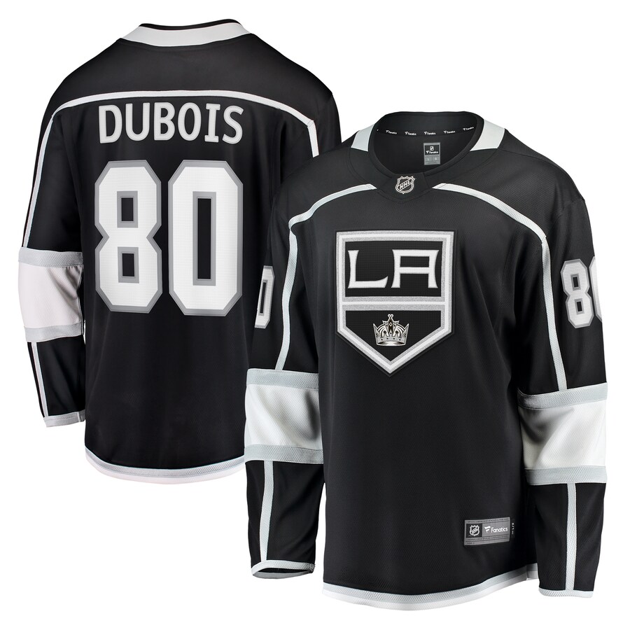 Men's Los Angeles Kings Pierre-Luc Dubois Fanatics Branded Black Home Breakaway Jersey - Puhuasuan