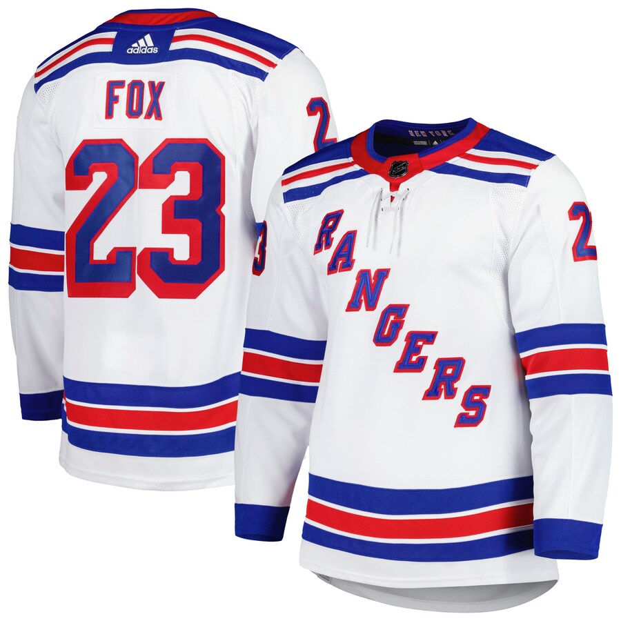 Men's New York Rangers Adam Fox adidas White Home Primegreen Authentic Pro Player Jersey - Puhuasuan