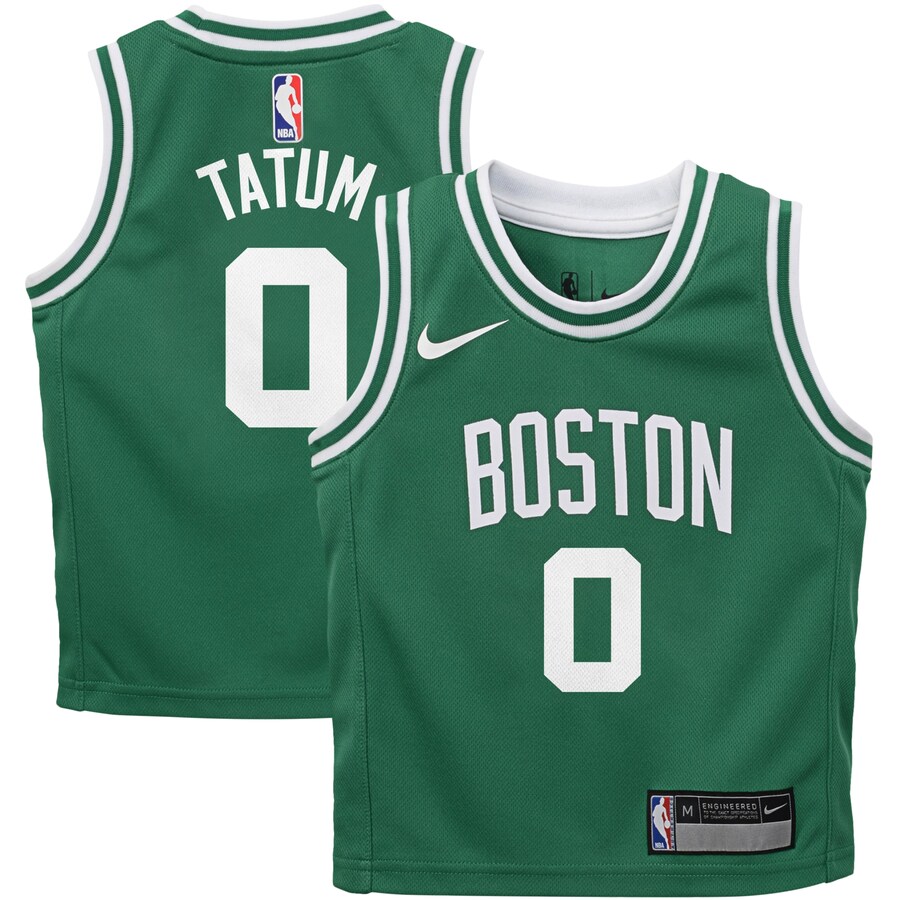 Toddler Boston Celtics Jayson Tatum Nike Green Swingman Player Jersey - Icon Edition - Puhuasuan