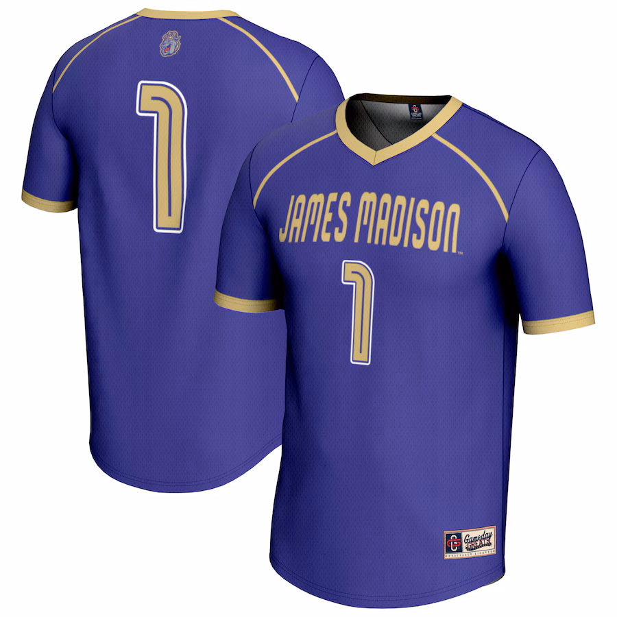 Unisex GameDay Greats #1 Purple James Madison Dukes Lightweight Women's Lacrosse Fashion Jersey - Puhuasuan
