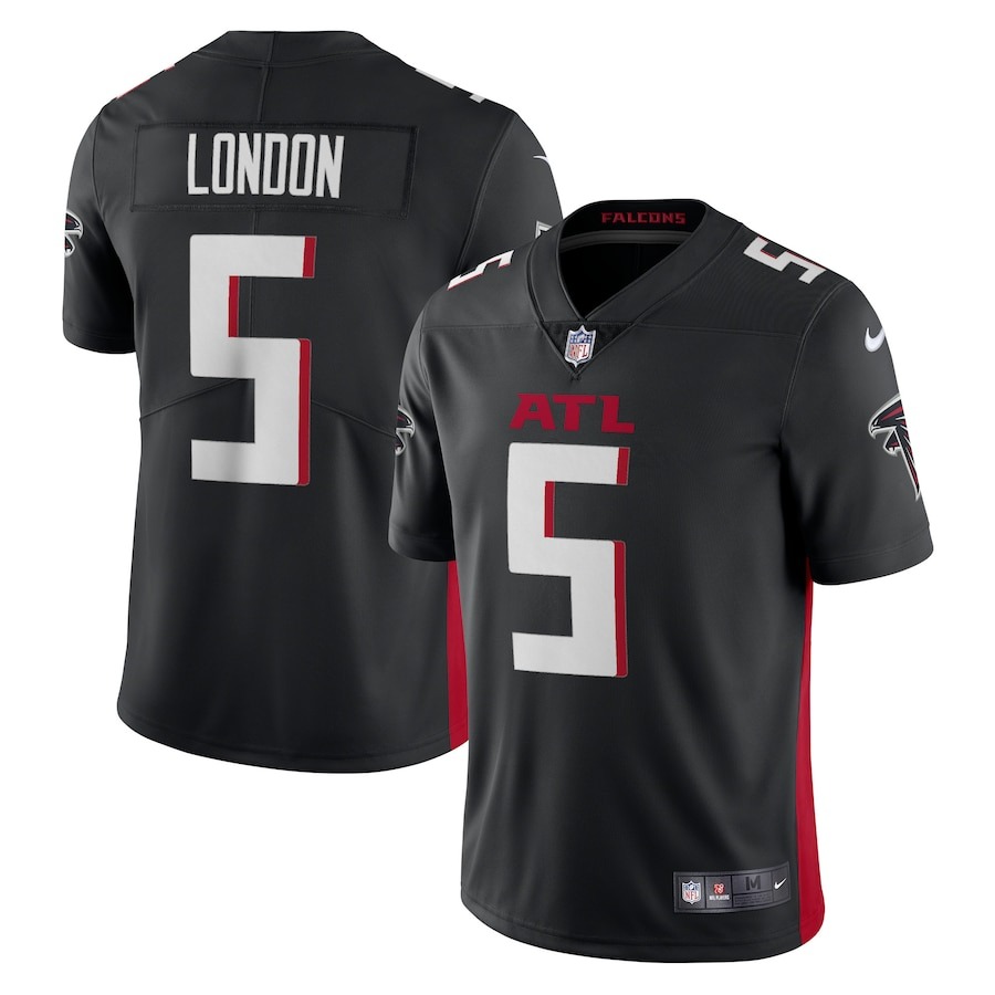 Men's Atlanta Falcons Drake London Nike Black Vapor Limited Jersey - Puhuasuan