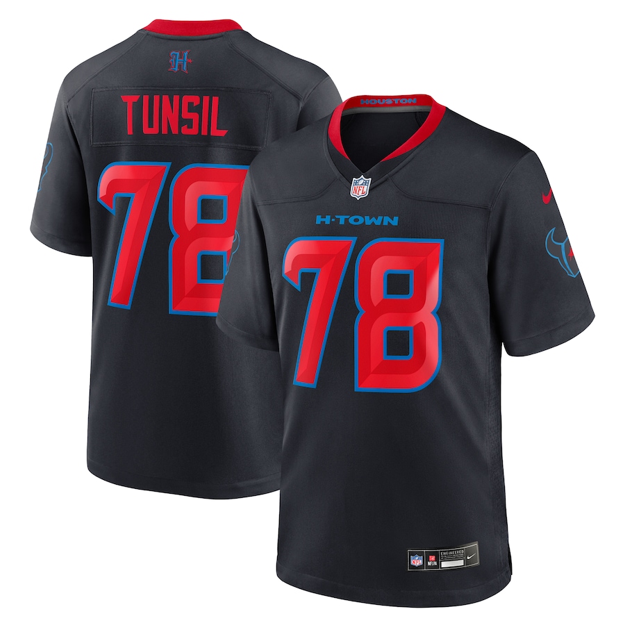 Men's Houston Texans Laremy Tunsil Nike Navy 2nd Alternate Game Jersey - Puhuasuan