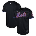 Men's New York Mets  Nike Black  Alternate Limited Custom Jersey - Puhuasuan