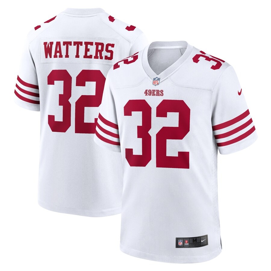 Men's San Francisco 49ers Ricky Watters Nike White Retired Player Game Jersey - Puhuasuan