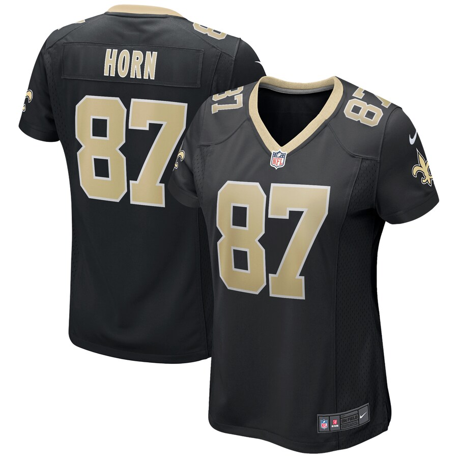 Women's New Orleans Saints Joe Horn Nike Black Game Retired Player Jersey - Puhuasuan