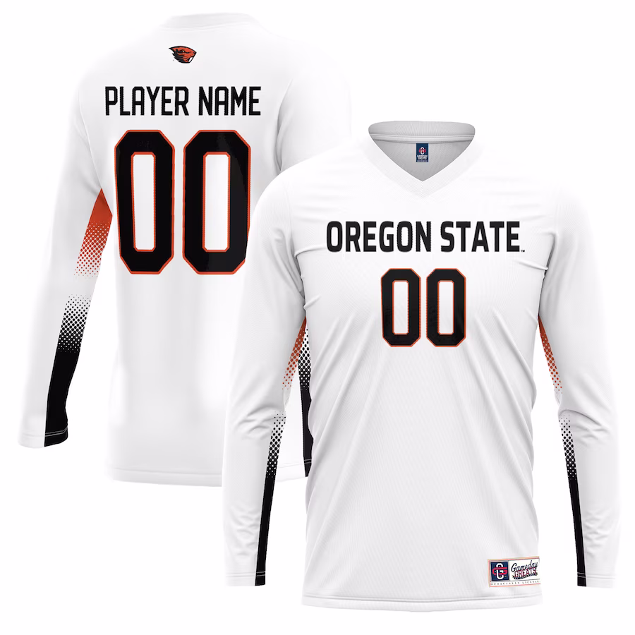 Oregon State Beavers GameDay Greats Unisex NIL Lightweight Volleyball Jersey - White - Puhuasuan