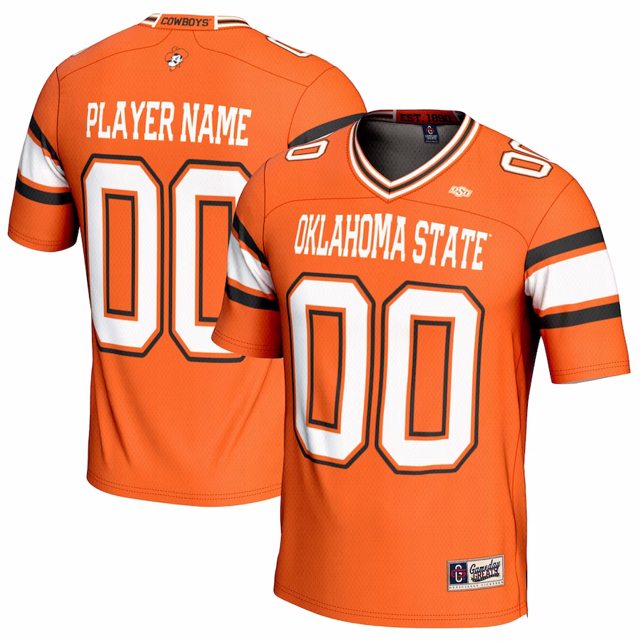 Oklahoma State Cowboys GameDay Greats NIL Pick-A-Player Football Jersey - Orange - Puhuasuan