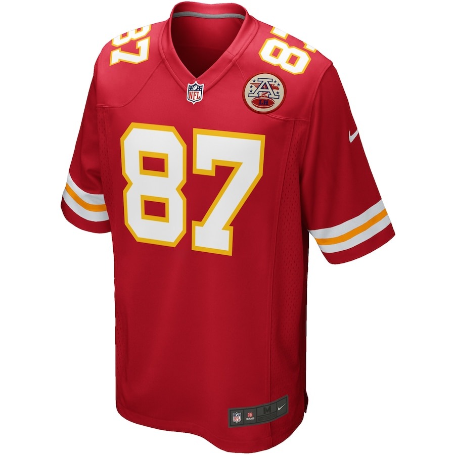 Youth Kansas City Chiefs Travis Kelce Nike Red Game Jersey - Puhuasuan