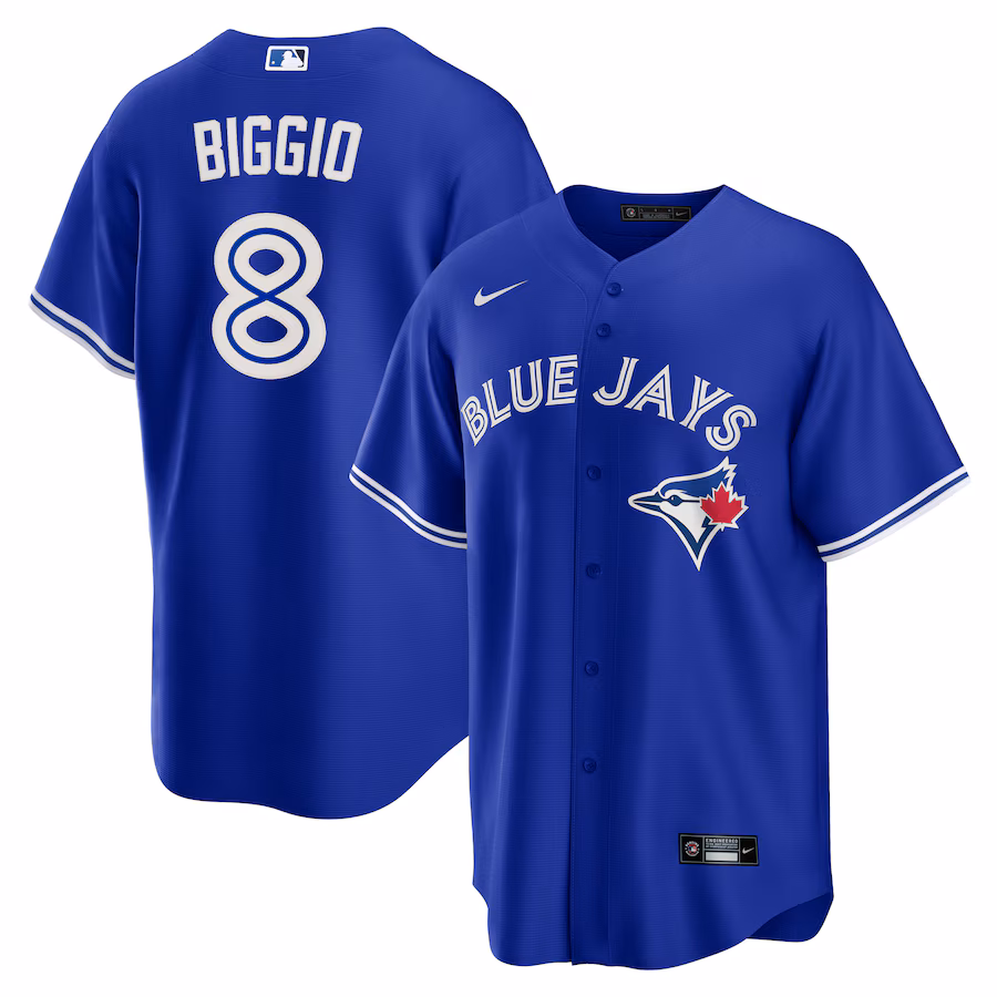 Men's Toronto Blue Jays Cavan Biggio Nike Royal Replica Player Name Jersey - Puhuasuan