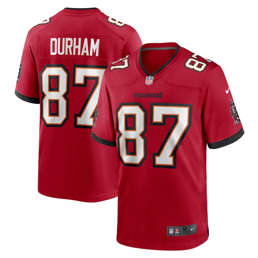 Men's Tampa Bay Buccaneers Payne Durham Nike  Red  Game Jersey - Puhuasuan