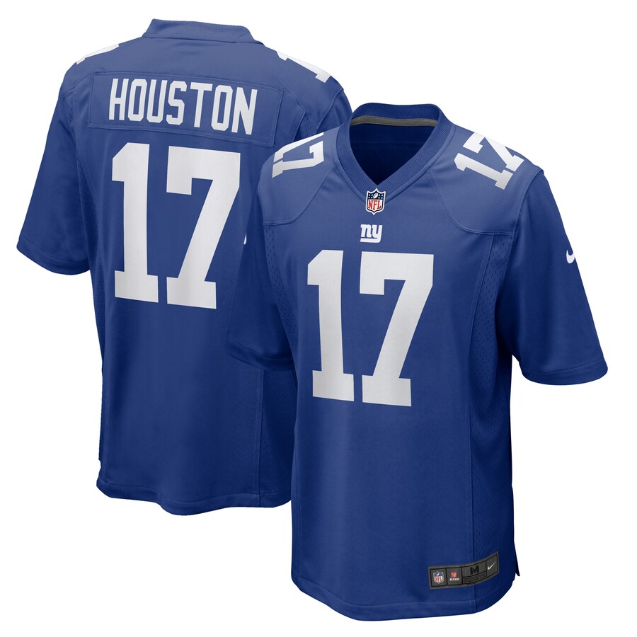 Men's New York Giants Dennis Houston Nike  Royal Team Game Jersey - Puhuasuan