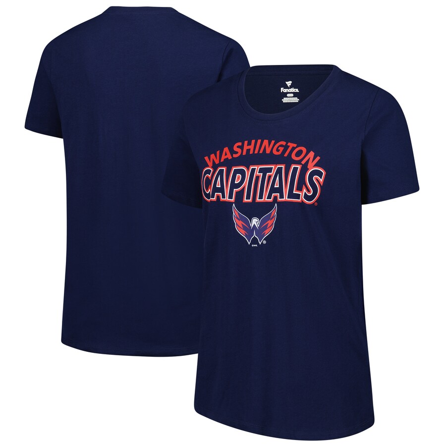 Women's Washington Capitals Fanatics Navy Risk T-Shirt - Puhuasuan