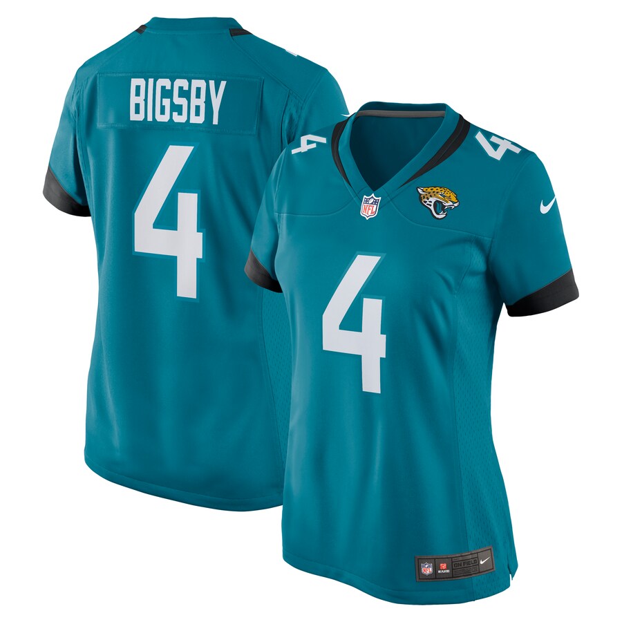 Women's Jacksonville Jaguars Tank Bigsby Nike Teal Game Jersey - Puhuasuan