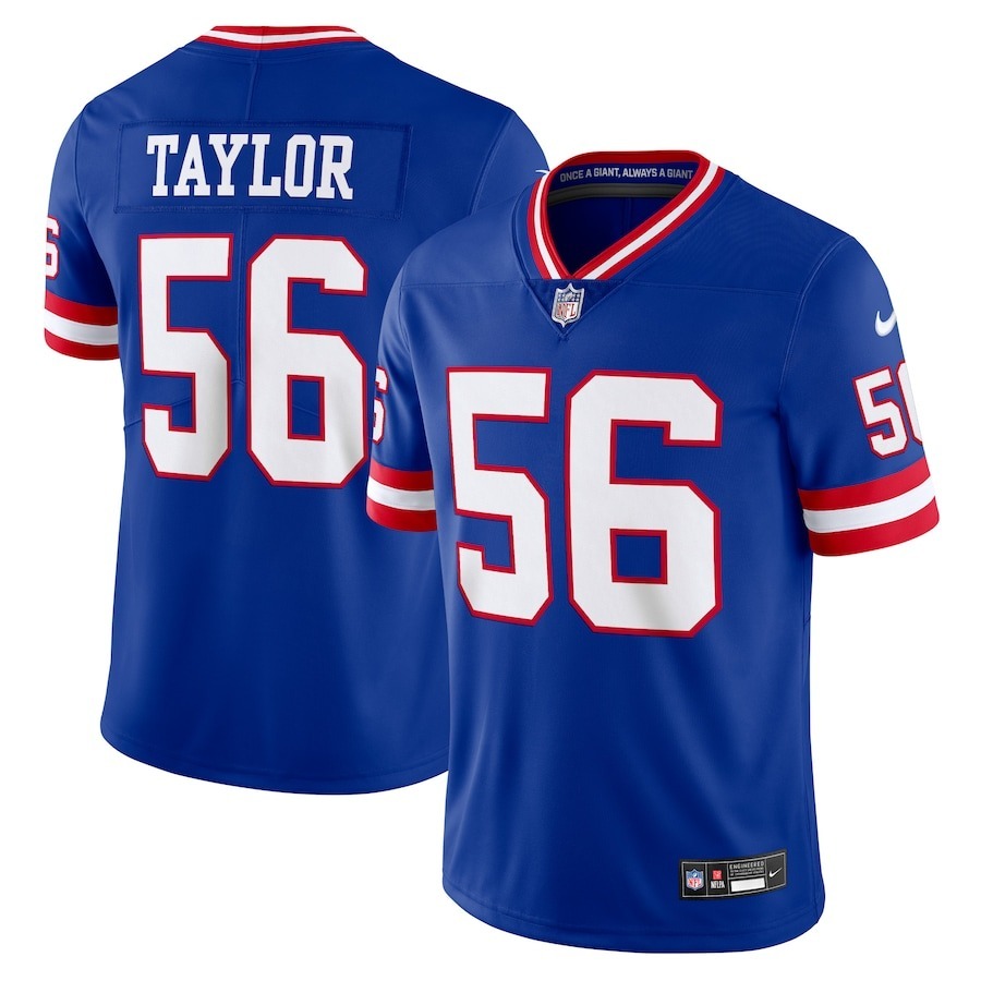 Men's New York Giants Lawrence Taylor Nike Royal Alternate Vapor Untouchable Limited Jersey - Puhuasuan