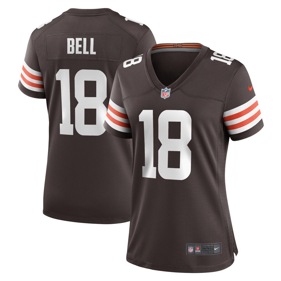 Women's Cleveland Browns David Bell Nike Brown Game Jersey - Puhuasuan