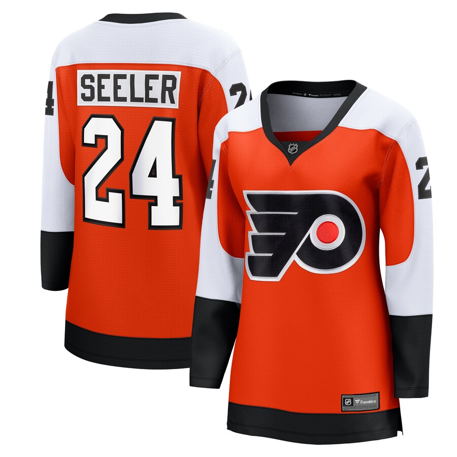 Women's Philadelphia Flyers Nick Seeler Fanatics Branded Orange Home Breakaway Player Jersey - Puhuasuan