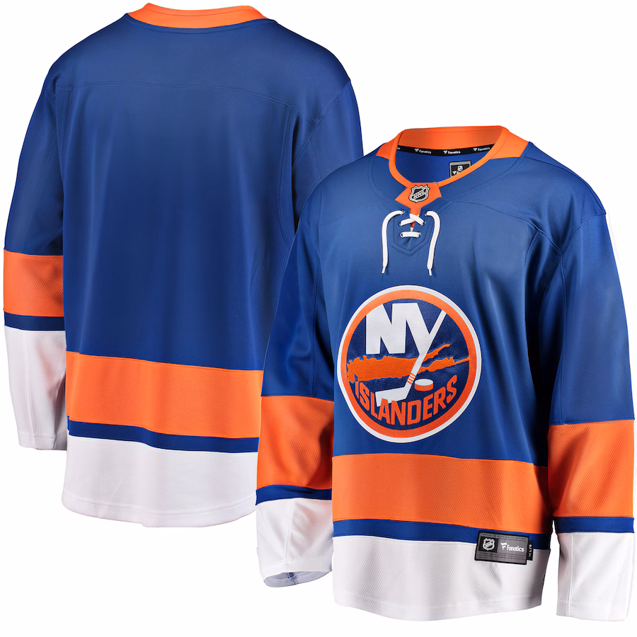 Men's New York Islanders Fanatics Blue Breakaway Home Jersey - Puhuasuan