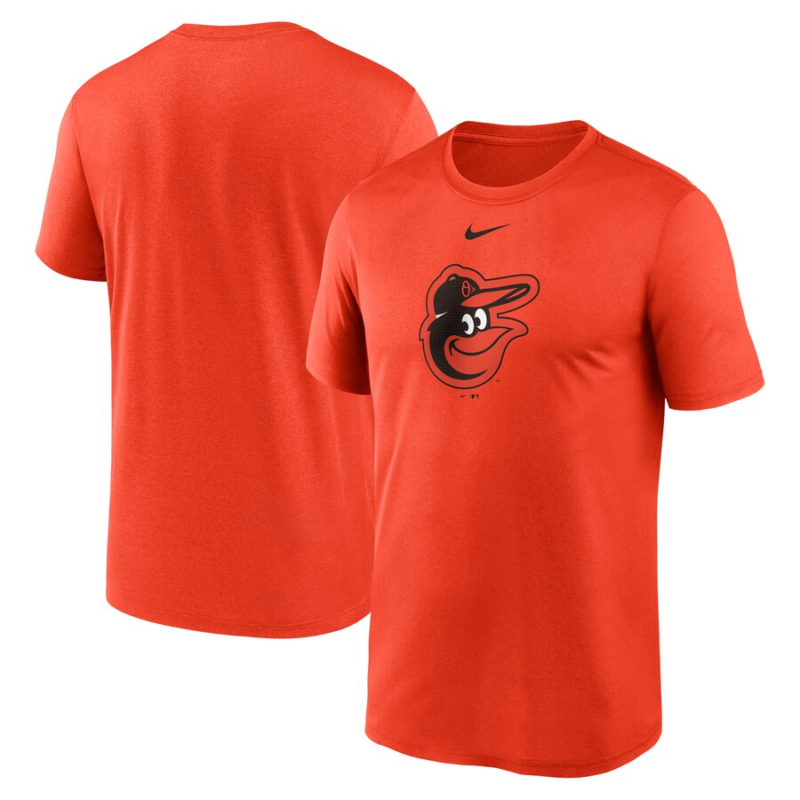 Men's Baltimore Orioles Nike Orange Legend Fuse Large Logo Performance T-Shirt - Puhuasuan