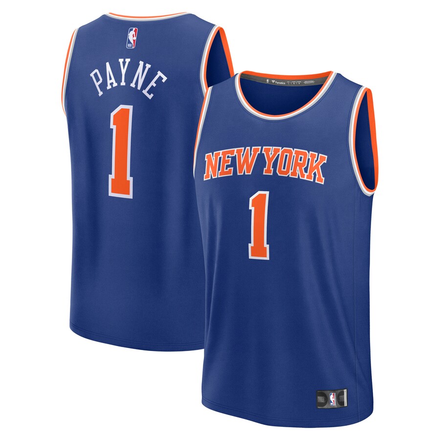 Men's New York Knicks Cameron Payne Fanatics Blue Fast Break Replica Player Jersey - Icon Edition - Puhuasuan