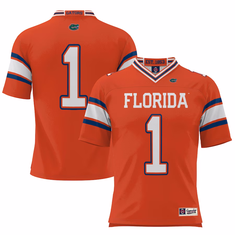 #1 Florida Gators GameDay Greats Youth Football Jersey �?Orange - Puhuasuan