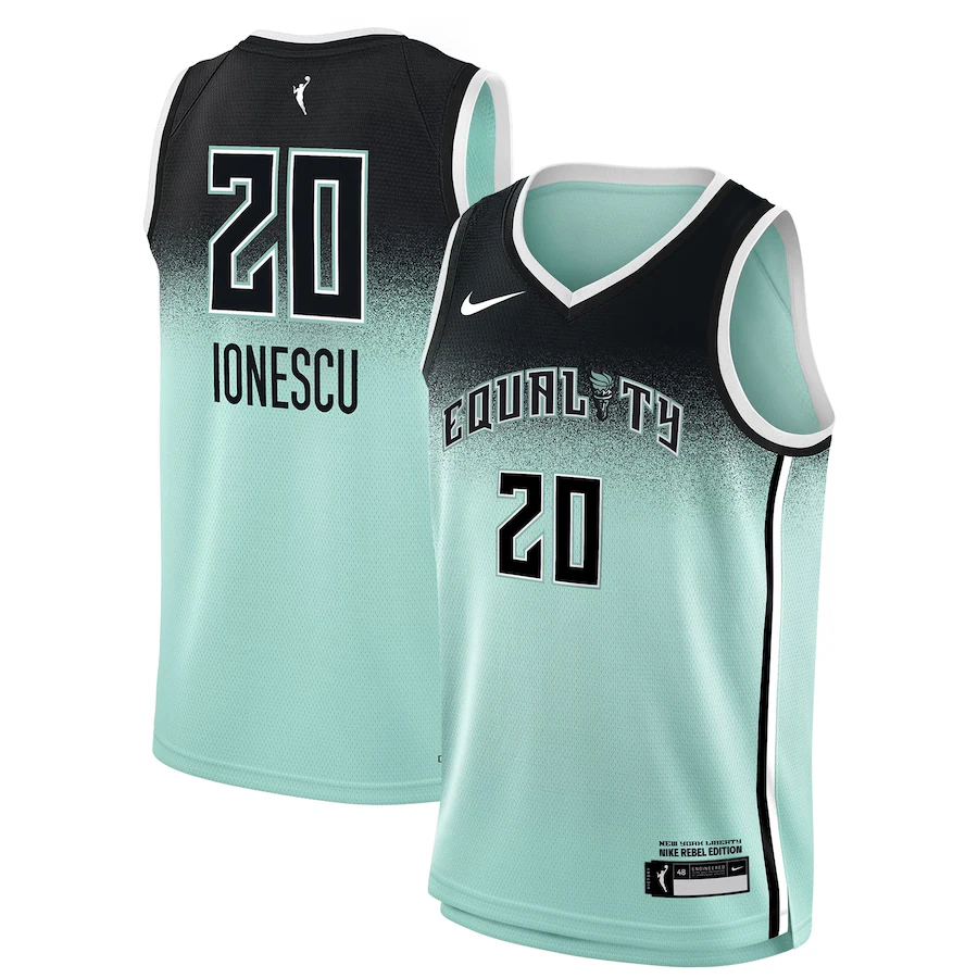 Youth New York Liberty Sabrina Ionescu Nike Mint 2023 Rebel Edition Victory Player Jersey - Puhuasuan