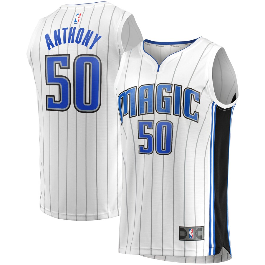 Men's Orlando Magic Cole Anthony Fanatics White Fast Break Replica Jersey - Association Edition - Puhuasuan